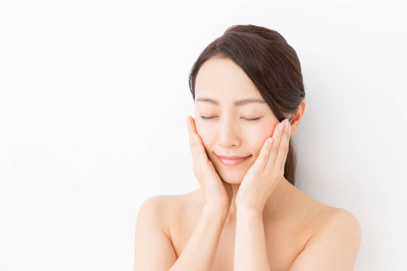 肌に蓋をする